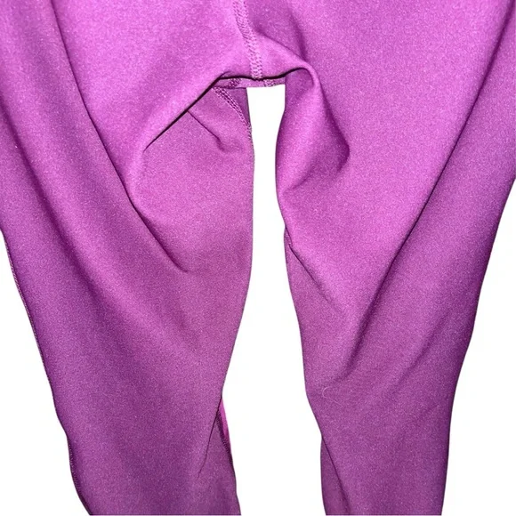 2/$20 🩷 90 Degree by Reflex Women’s Mesh Panel Activewear Leggings SIZE S PURPLE - Picture 5 of 7